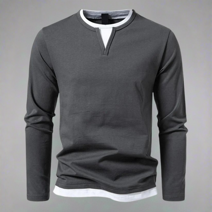 DEVIN | LONG-SLEEVE V-NECK SWEATER