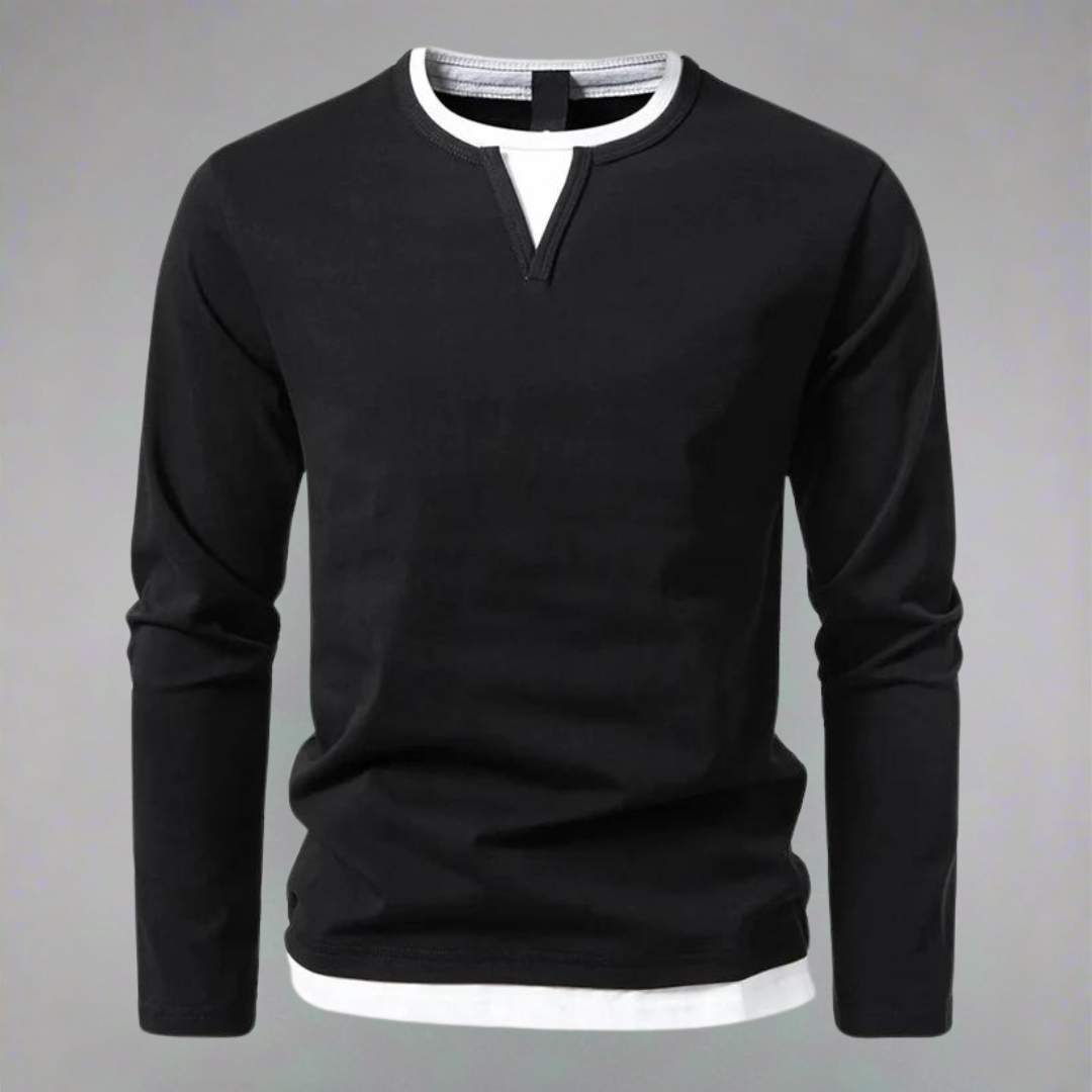 DEVIN | LONG-SLEEVE V-NECK SWEATER