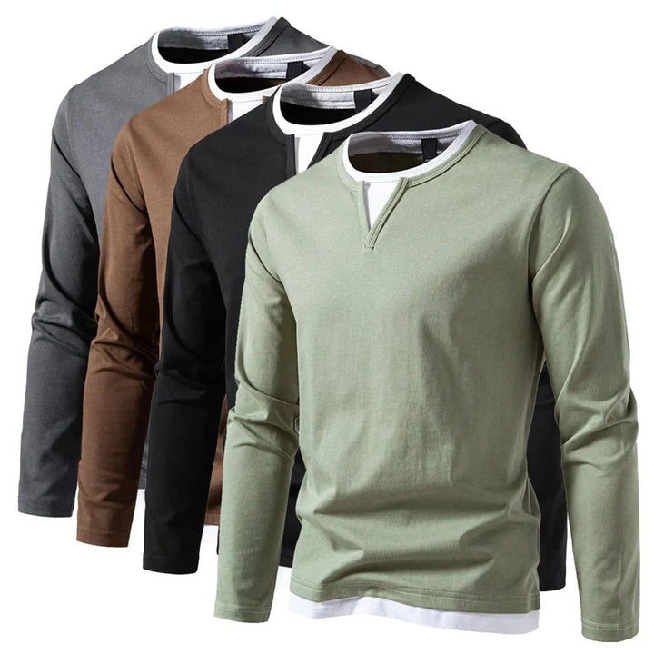 DEVIN | LONG-SLEEVE V-NECK SWEATER