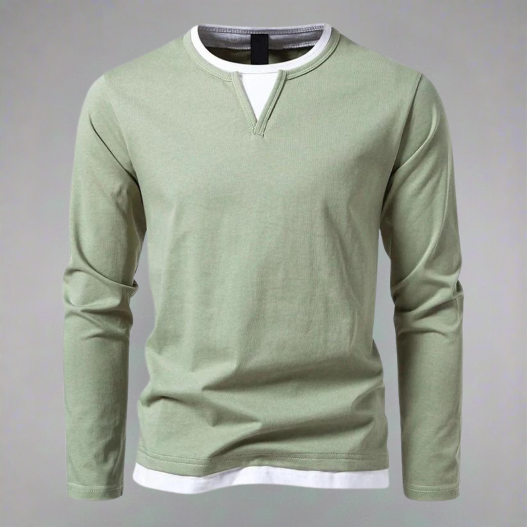 DEVIN | LONG-SLEEVE V-NECK SWEATER