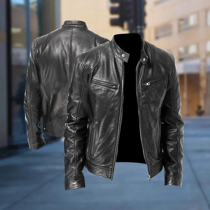 GEORGE | CASUAL LEATHER JACKET