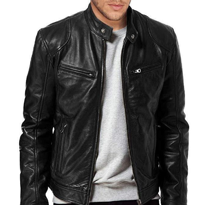 GEORGE | CASUAL LEATHER JACKET