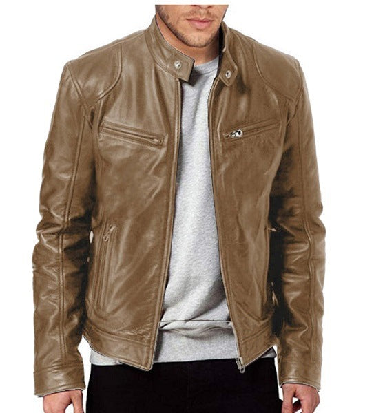 GEORGE | CASUAL LEATHER JACKET