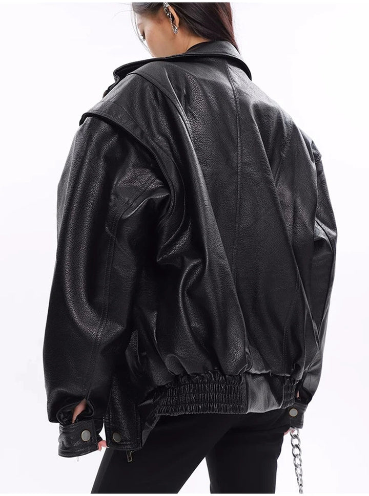 REA | LEATHER JACKET