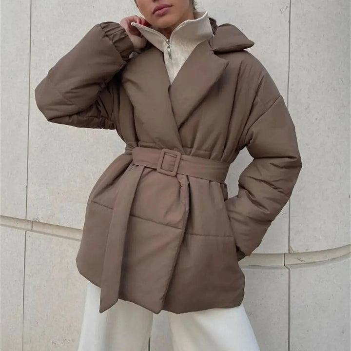 BEBA | LAPEL BELTED JACKET