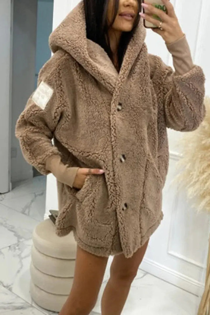 Selena | Faux fur coat Fondo Moda